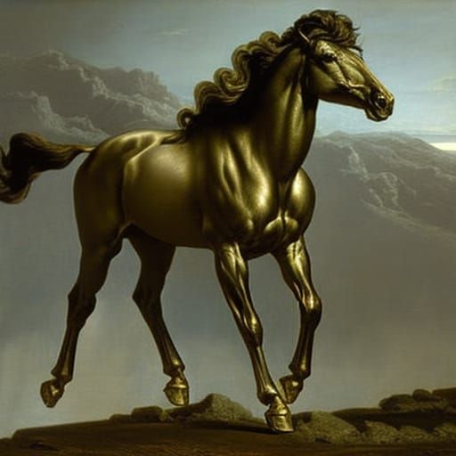 Beautiful black stallion 3