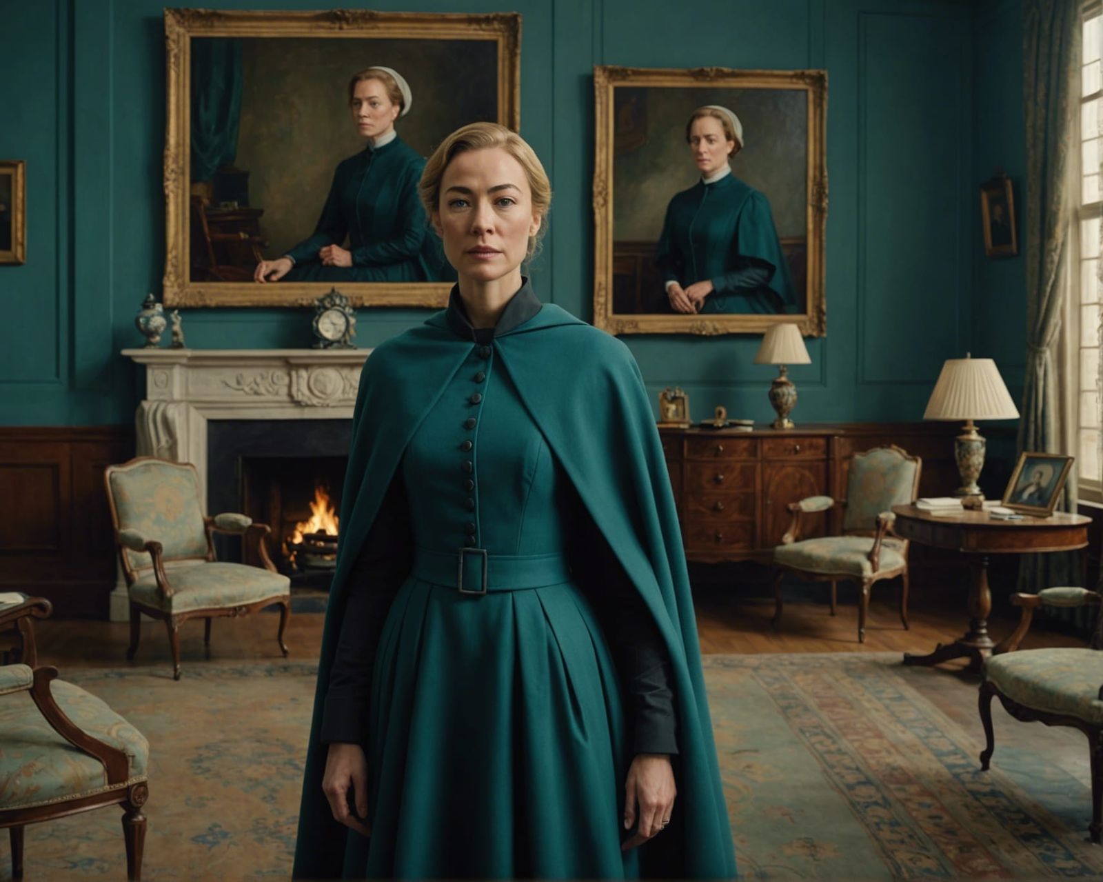 Dramatic Portrait in Van Gogh Style