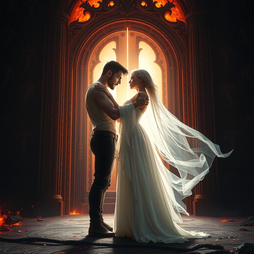 Love Transcends Life and Death in a Heartfelt Embrace