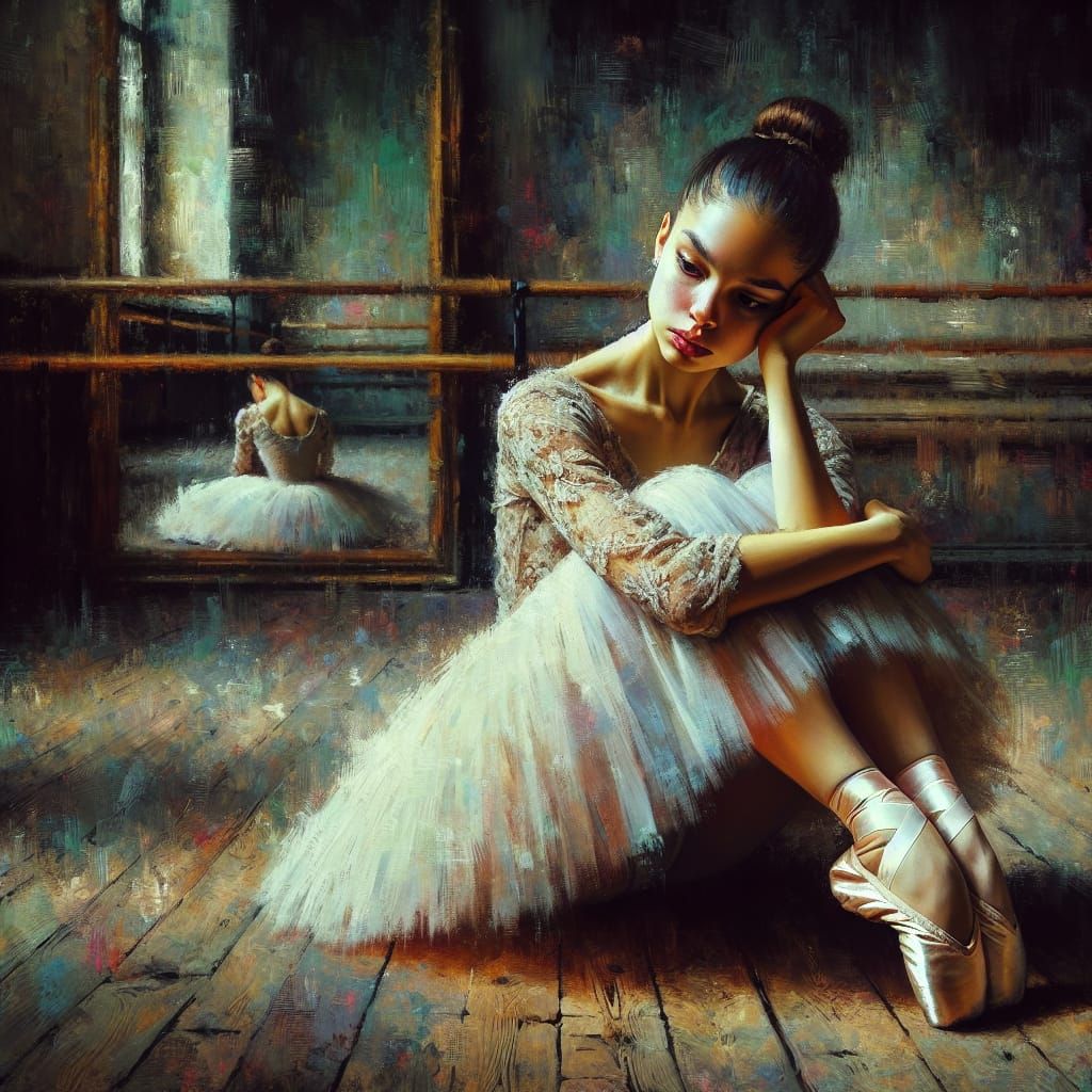 sad ballerina