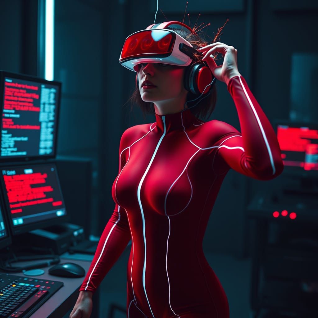 Woman's VR Experience Ends, Digital Echo Remains