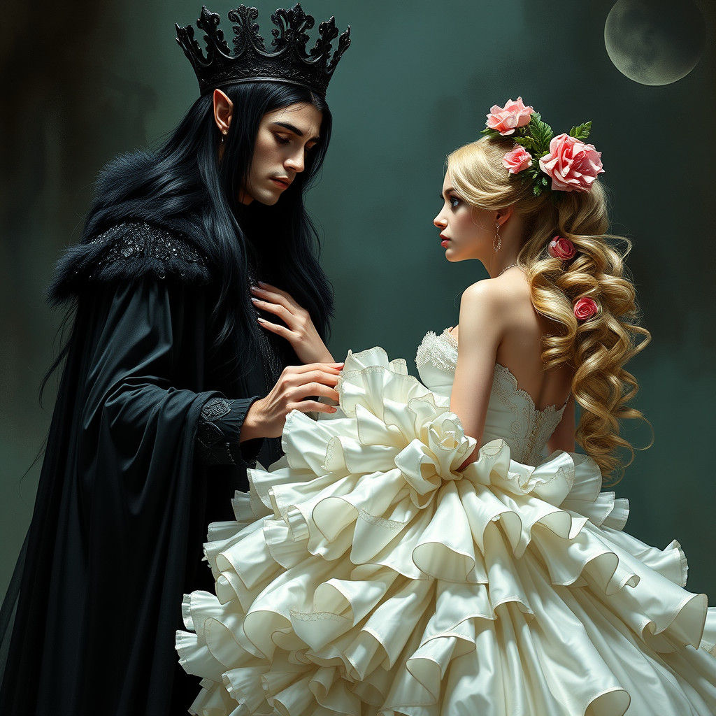 Gothic Romance: Underworld King and Delicate Bride