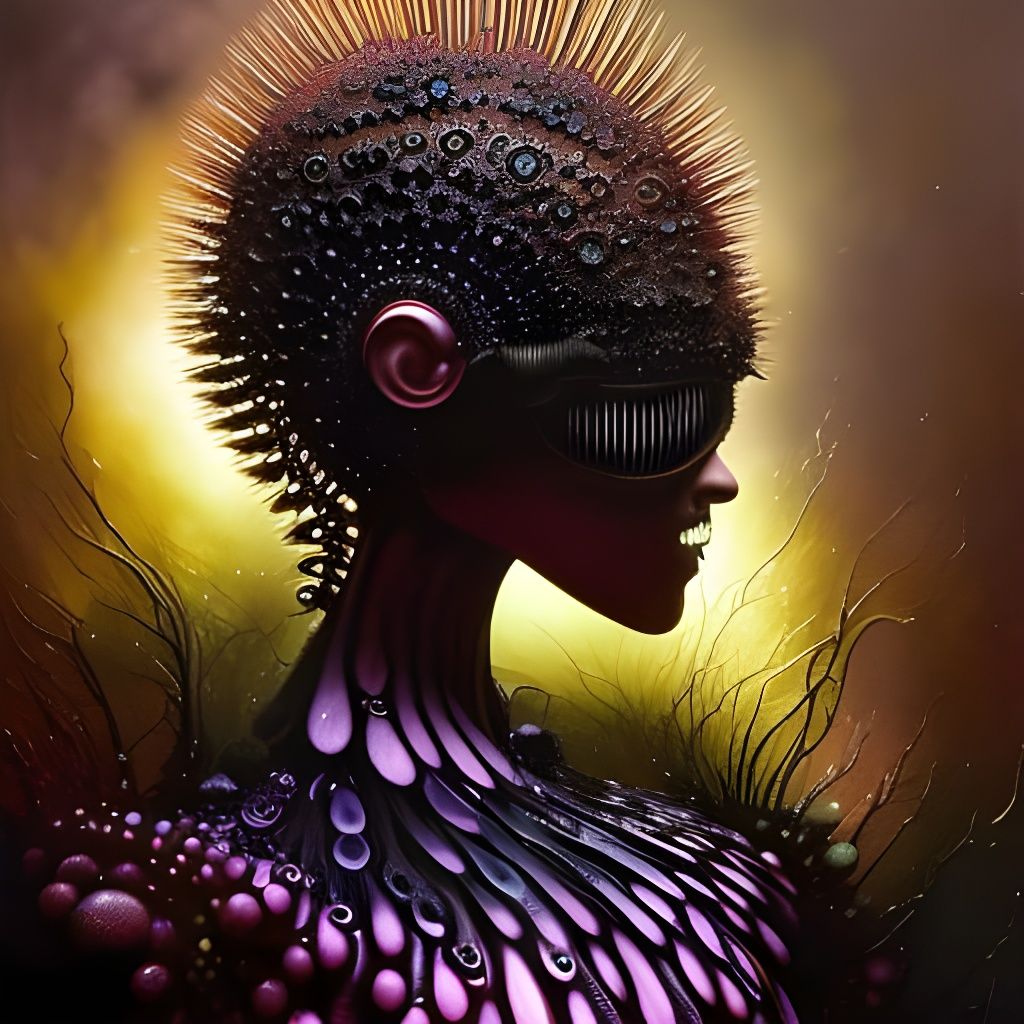 Creepy Creature People Portraits - XXII