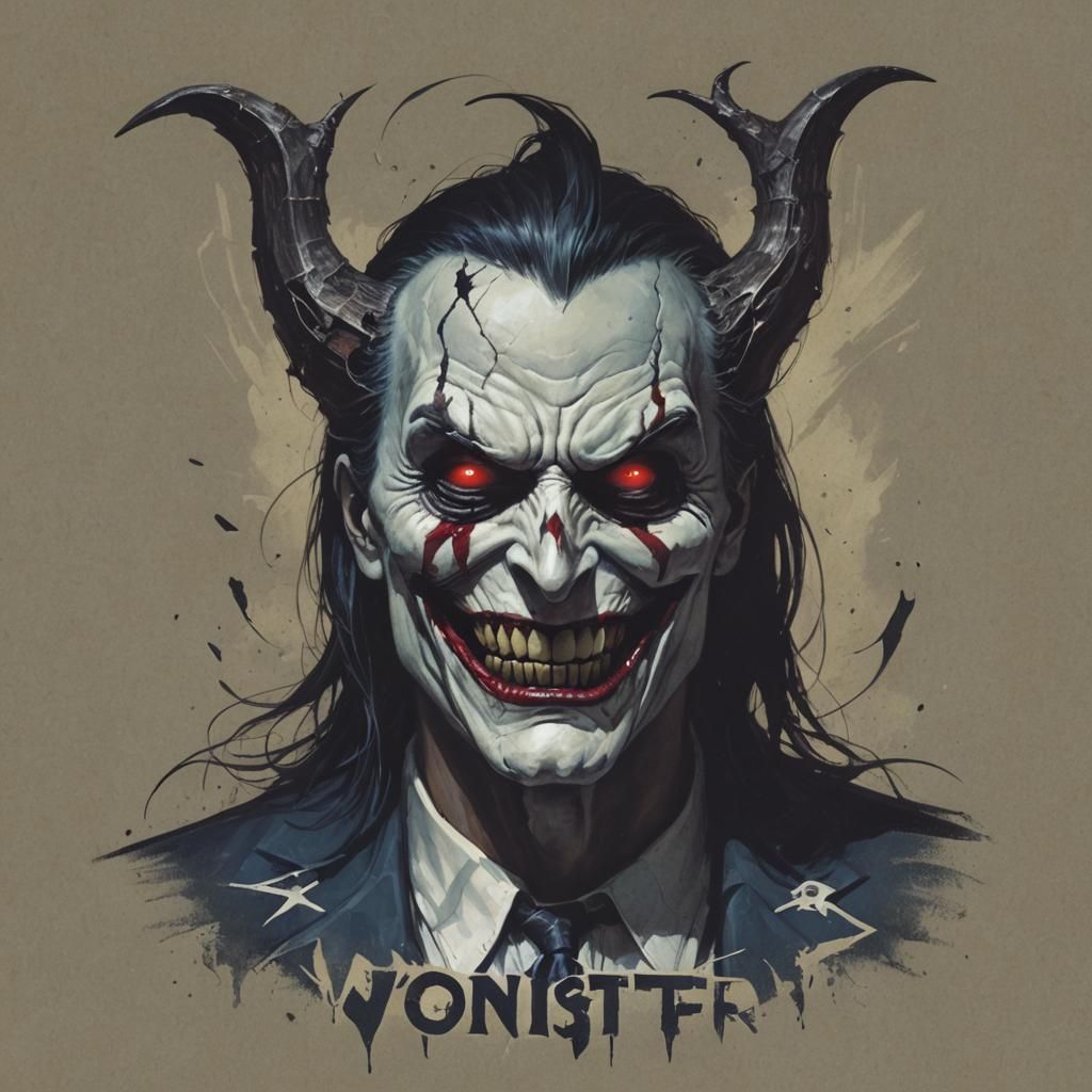 Sinister 'VOTE' Art, Dark Digital Illustration