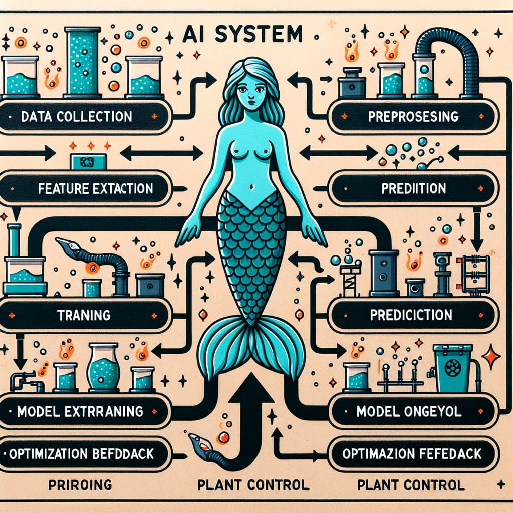 AI Plastic Pyrolysis Energy Output Flowchart