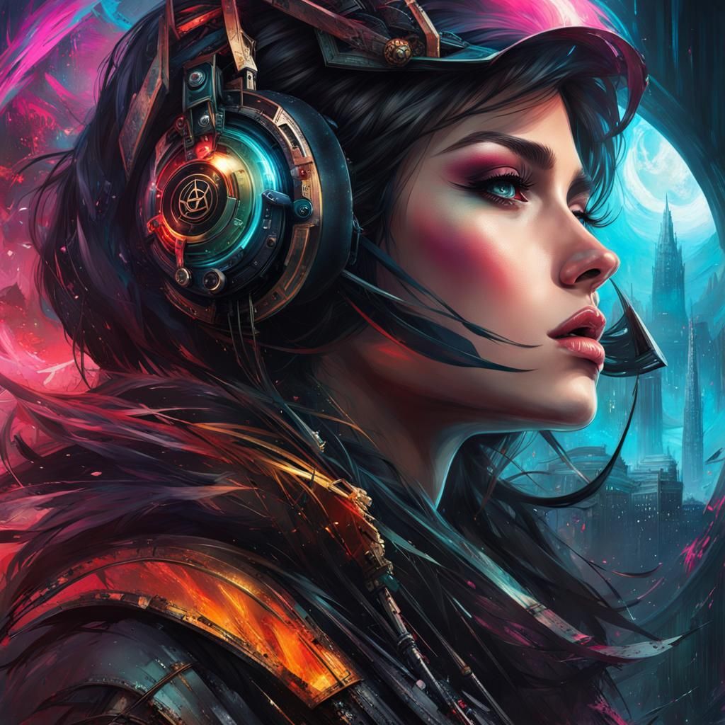 Epic Gaming PC: Detailed Digital Matte Painting