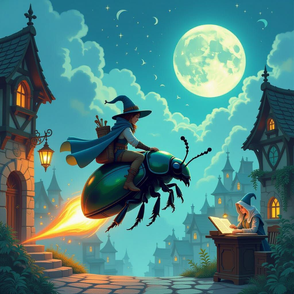 Magical Professions in Whimsical Fantasy World