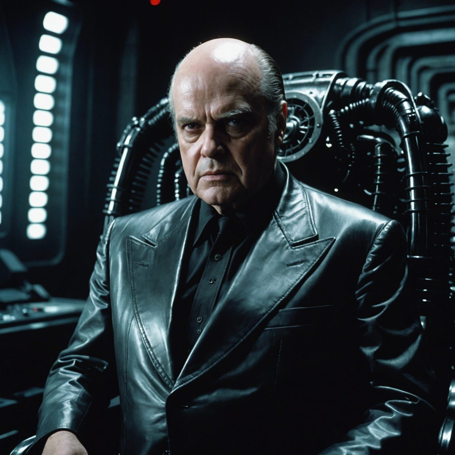 Kingpin at Midnight in Giger Style