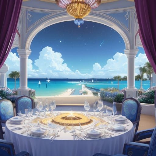 Art Nouveau Alys Beach Villa with Star Decor