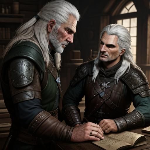 Geralt of Riva Mentors Young Witchers