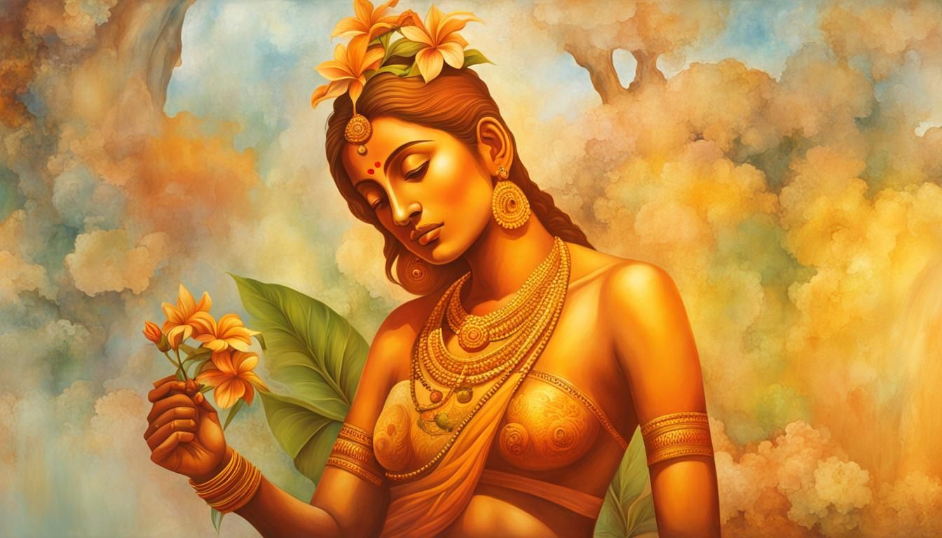 What should have been - Sigiriya Frescoes, Beautiful Maiden