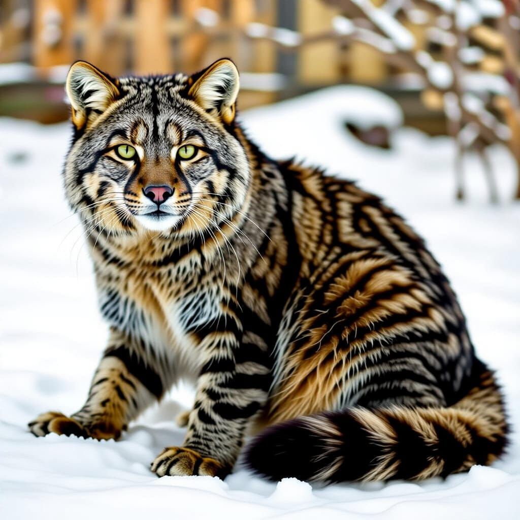 Cat-Bear Hybrid: A Genetic Abomination