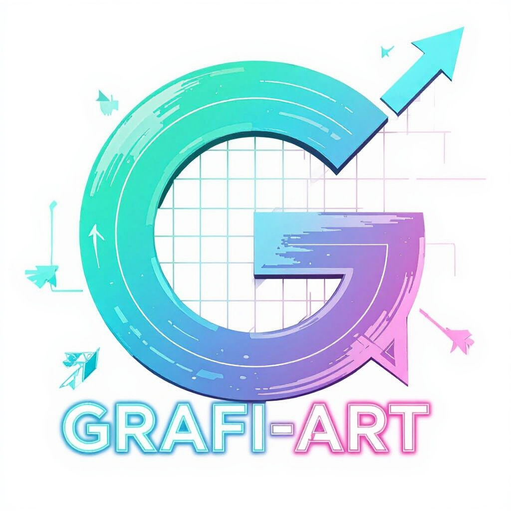 Dynamic Logo Design with Abstract G and Digital Grid