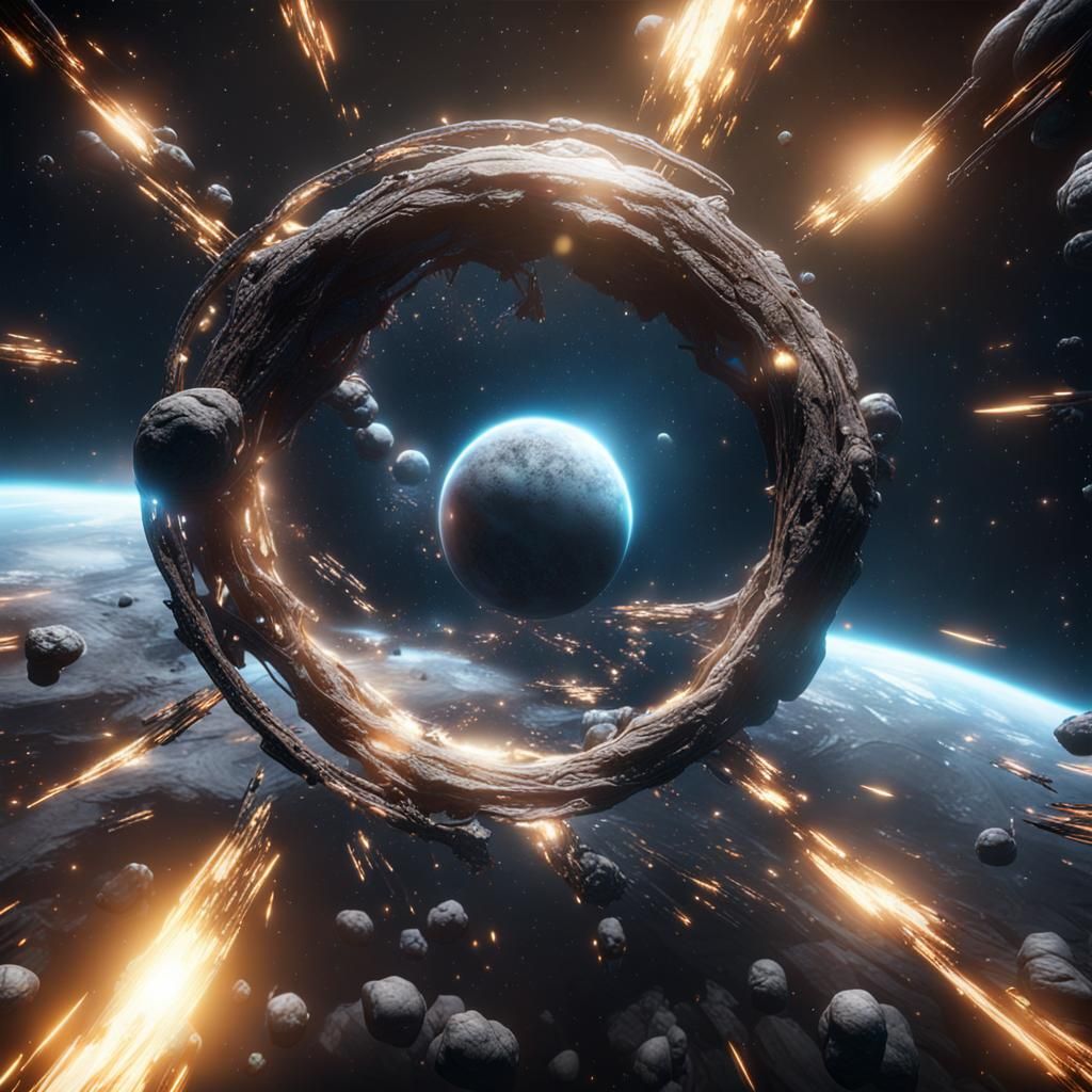 Deep Space Star Birth: 3D Game Cinematic