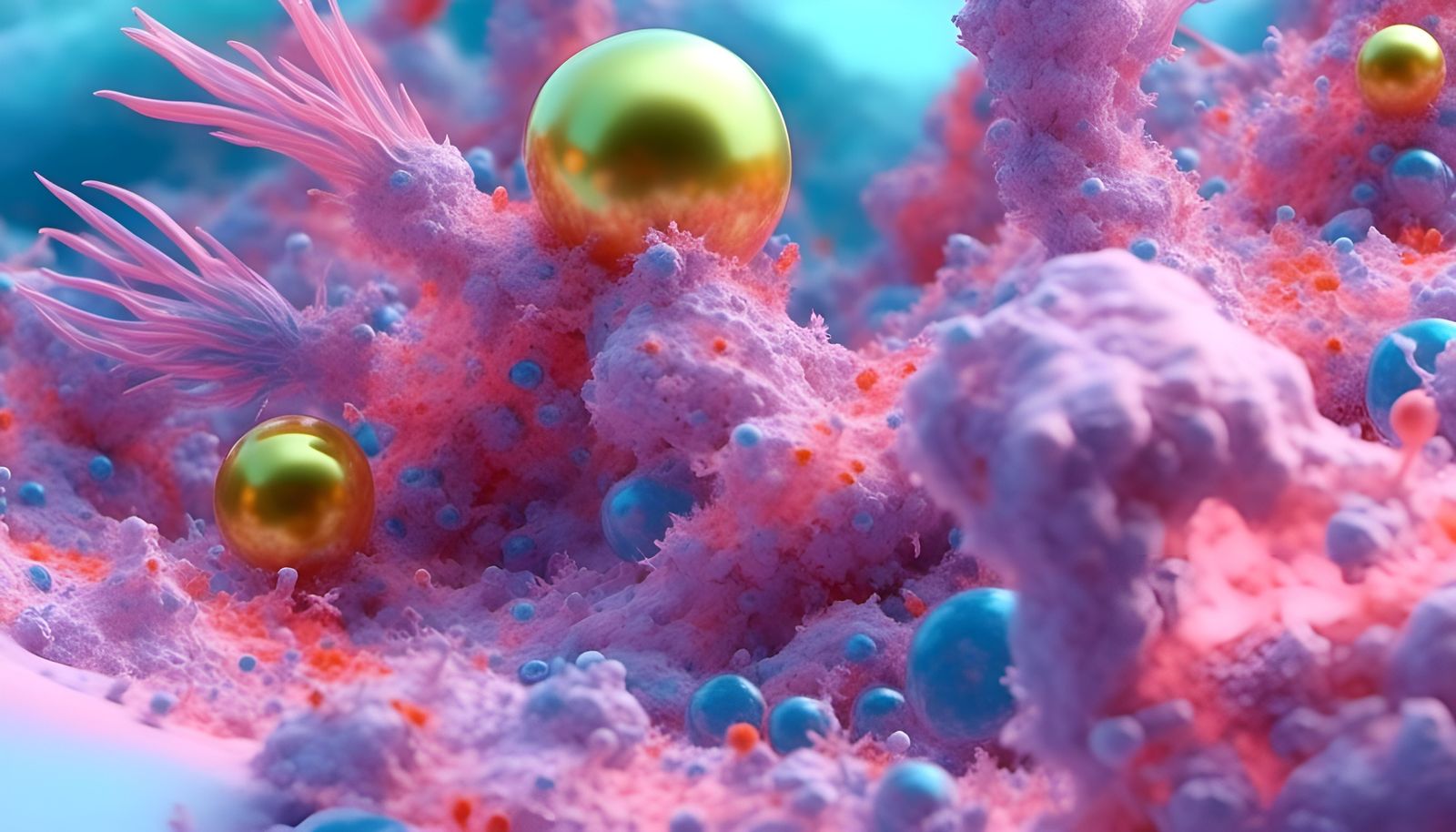 Opalescent 3D Fractals in Pastel Palette