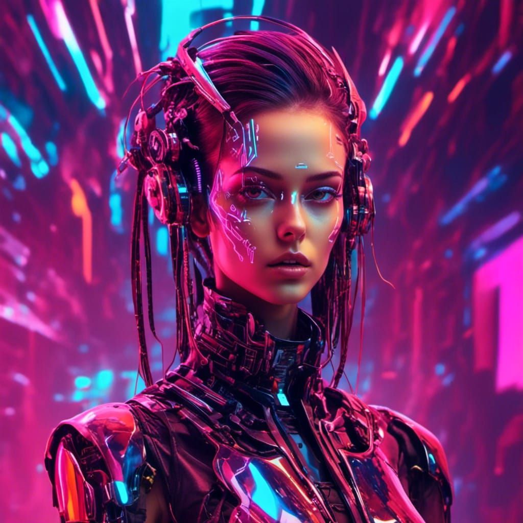 Cyberpunk girl