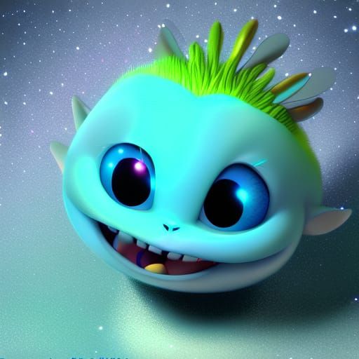 Adorable Monster Concept Art in 3D