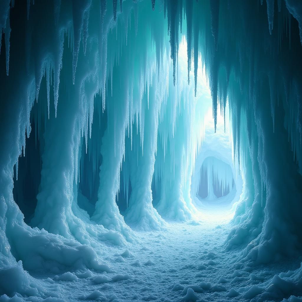 Ice Spider Lair: A Crystalline Cave System