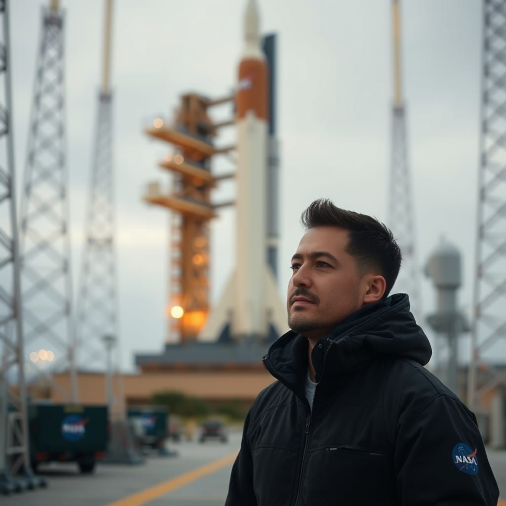 NASA Launch Center with Rocket, Professional Photography