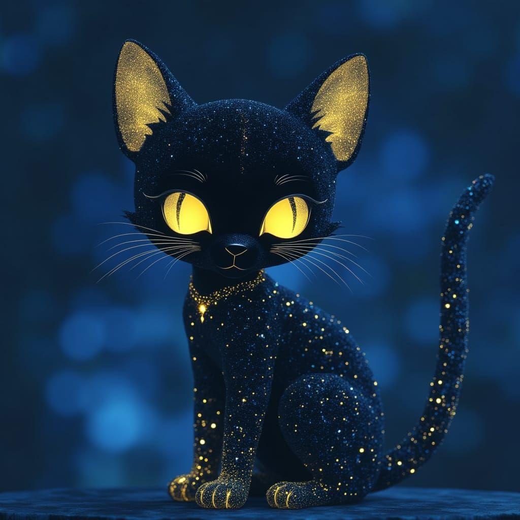 Enchanted Kitten-Like Creature in 8K Resolution