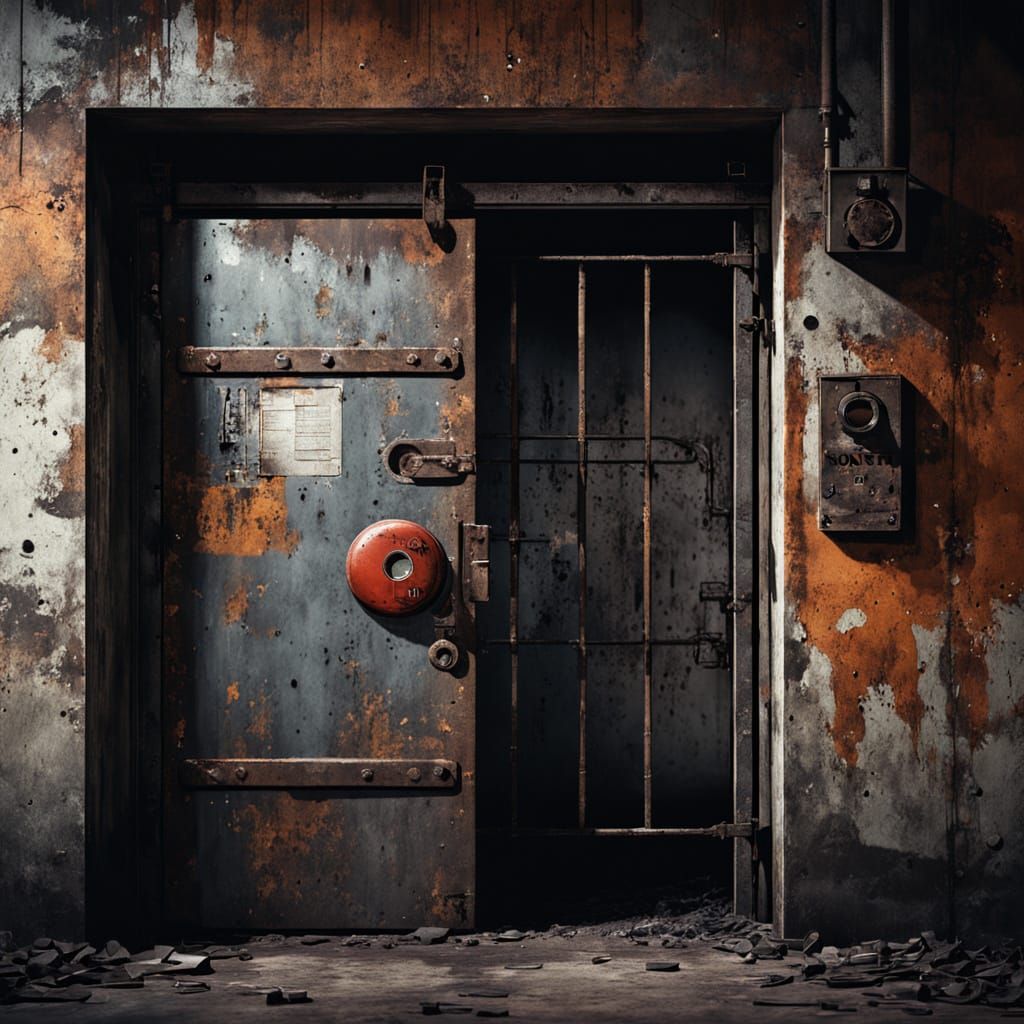 Front Door -- Big Red Button