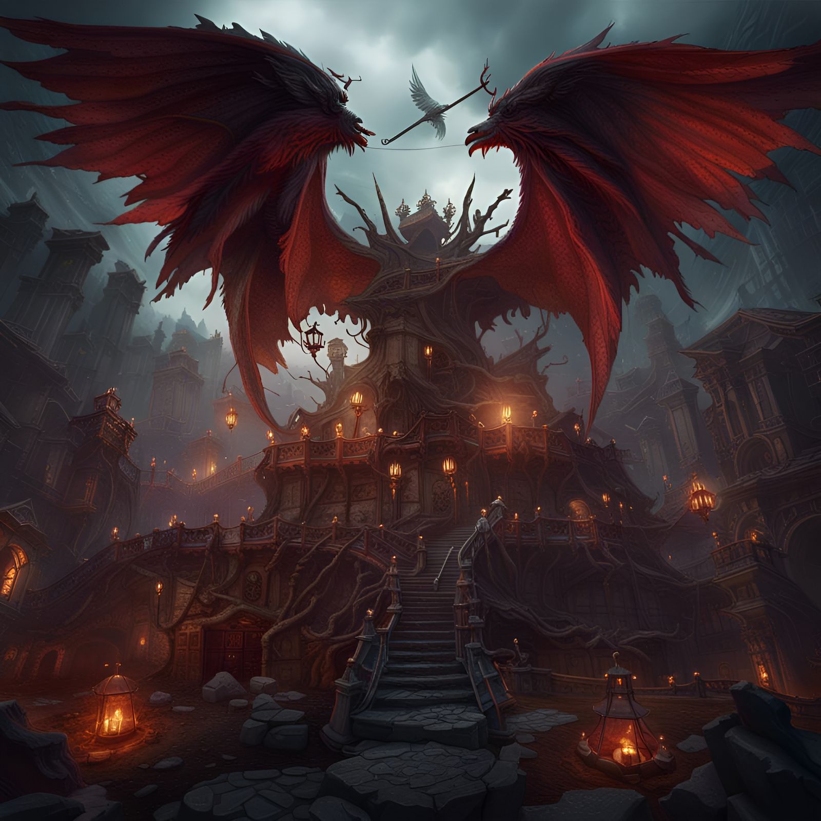 Epic War Between Angels and Devils