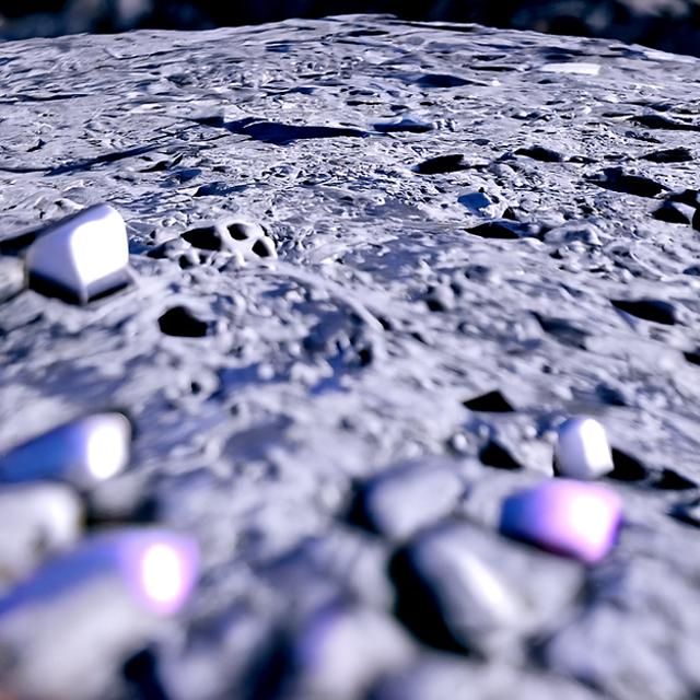 Monolith on the Moon in 8K Resolution