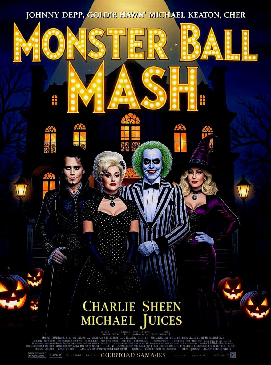 Monster Ball Mash Halloween Movie Poster Art