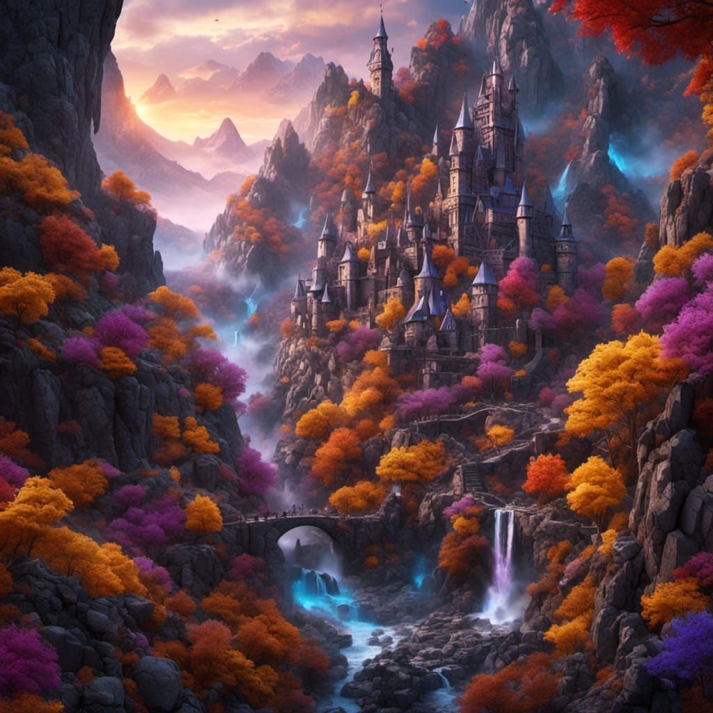 Detailed Dark Fantasy Character Concept Art