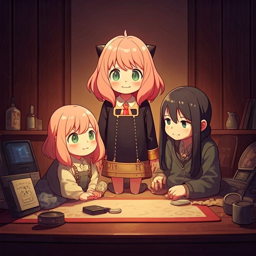 The Forger Family: A Whimsical Espionage Scene