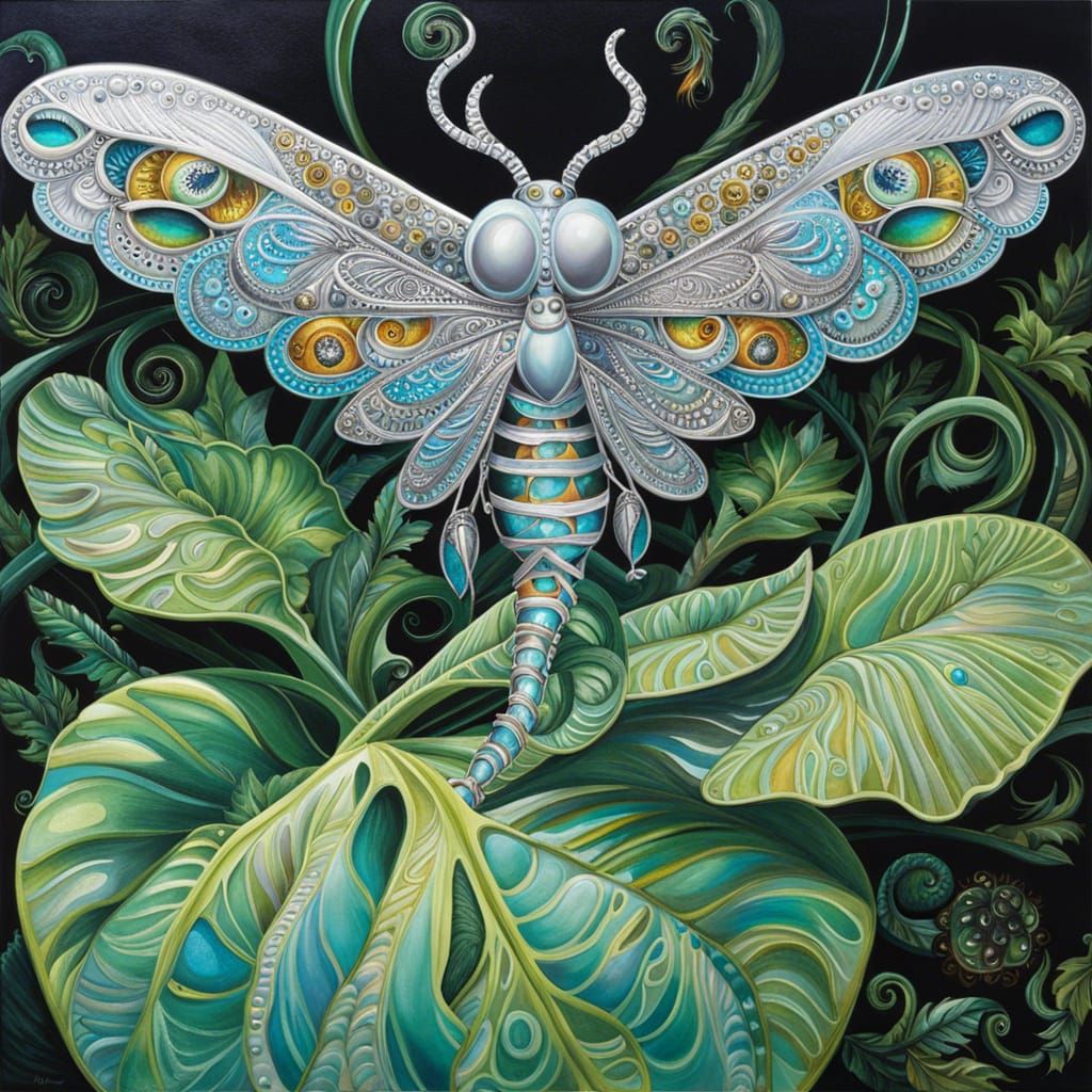 Snooty designer dragonfly