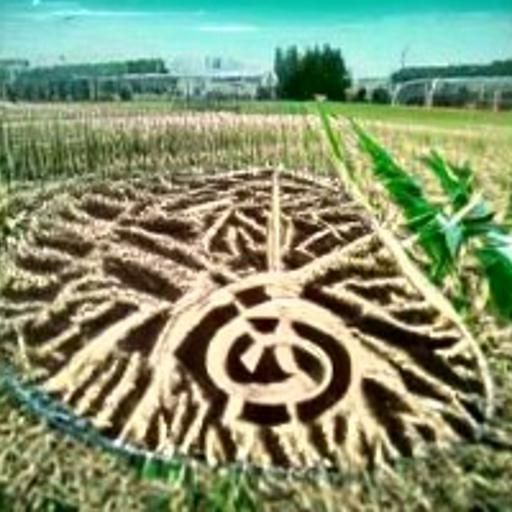 AI Generated Crop Circle Design