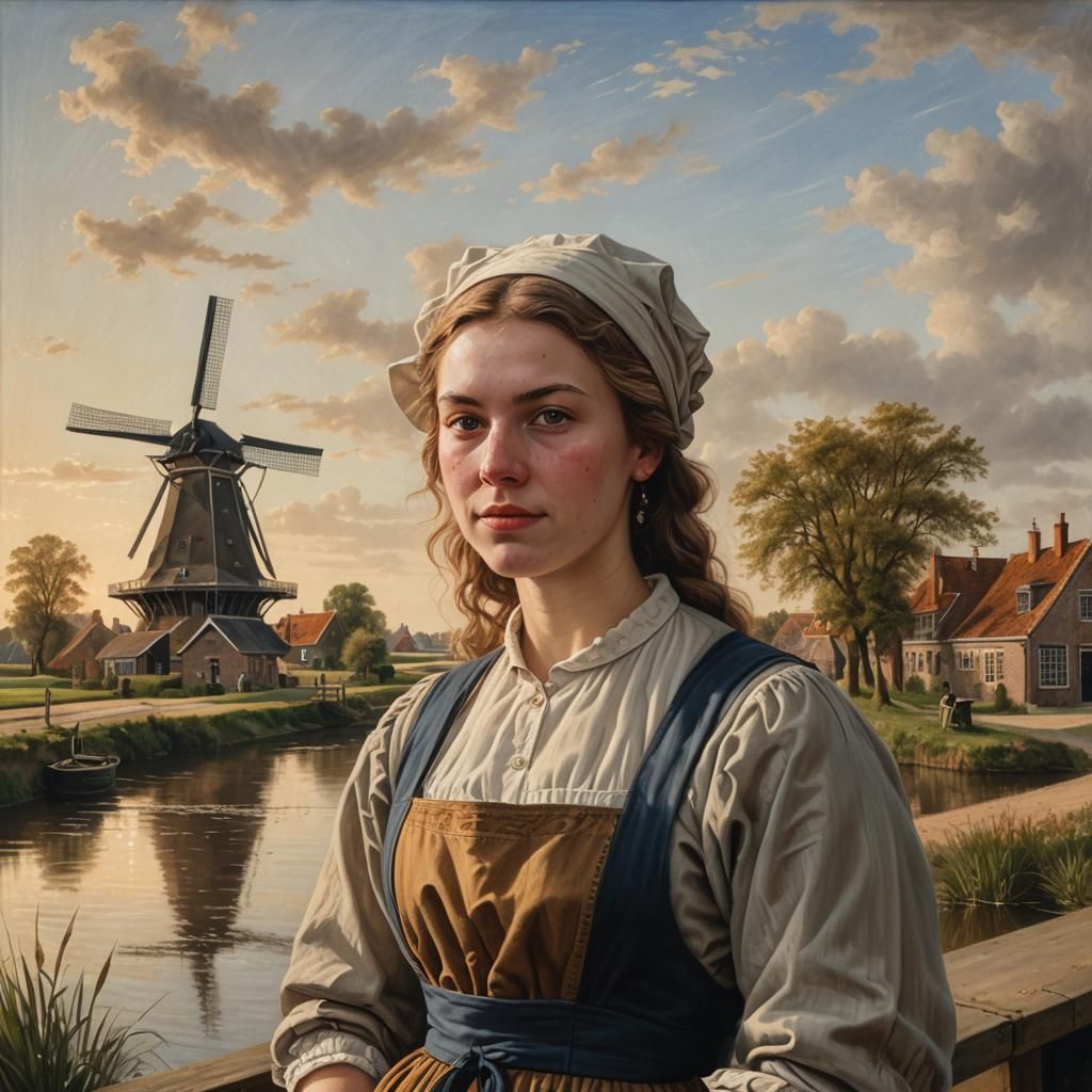 Dutch Golden Age Portrait of a Young Woman
