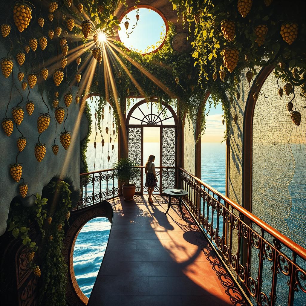 Surreal Optical Illusion Eco-Shack Architecture