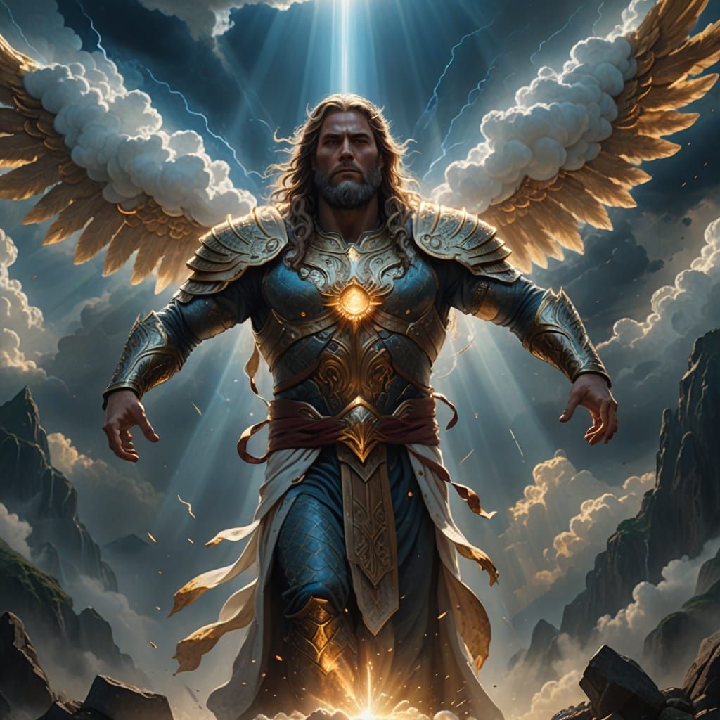 God of Creation in Divine Light