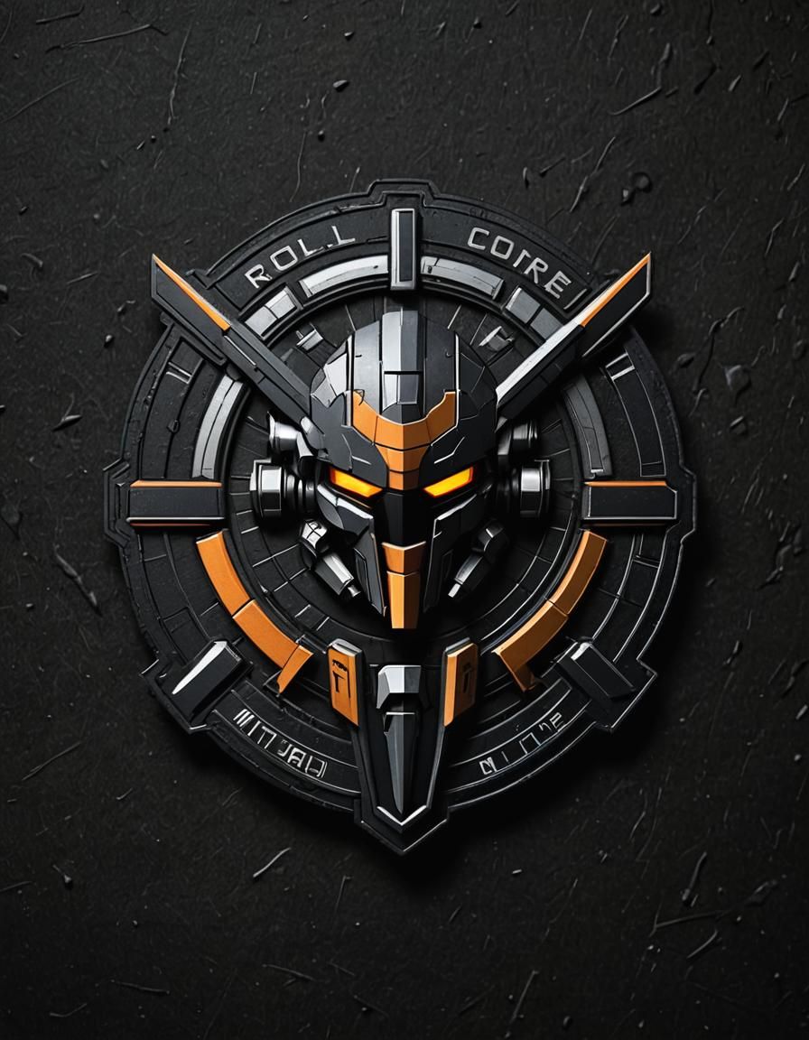 Sci-Fi Callsign Emblem in Armored Core Style