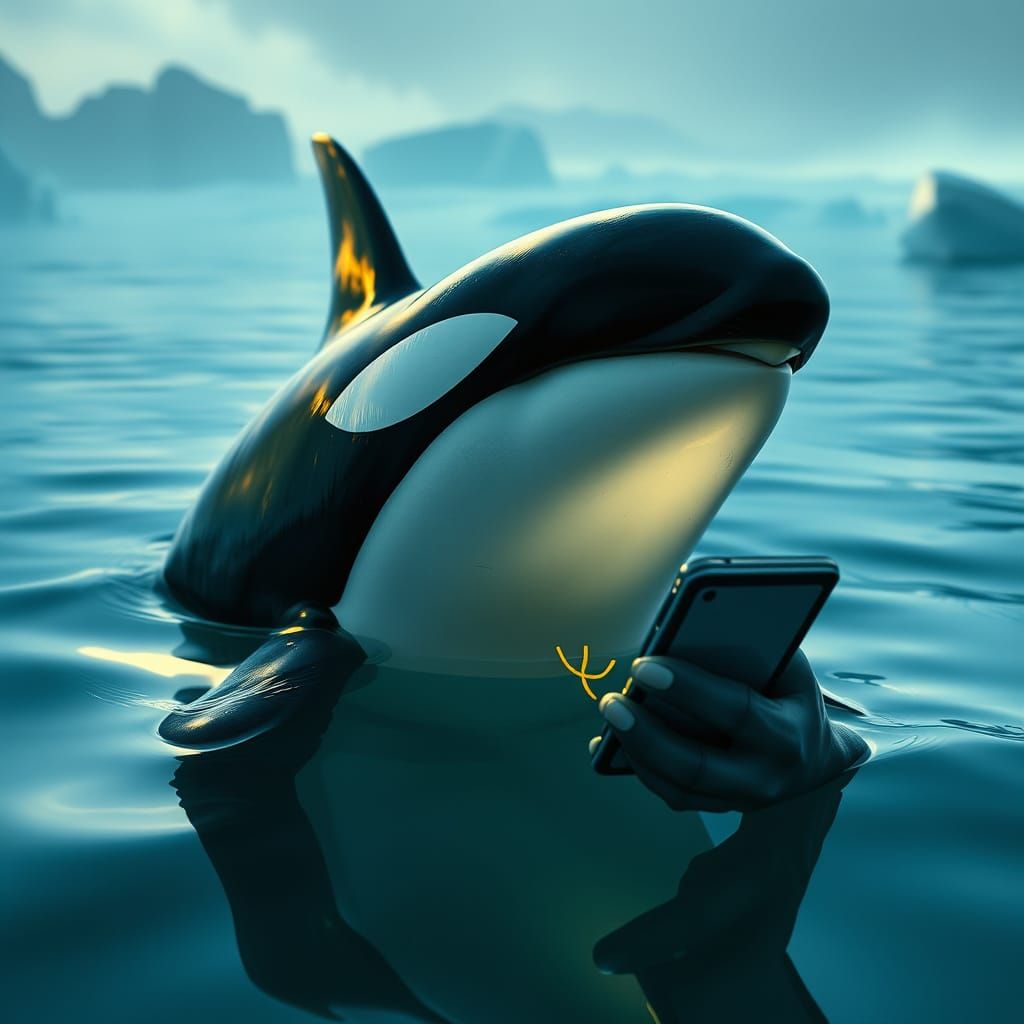 Orca Orders Food in Antarctica