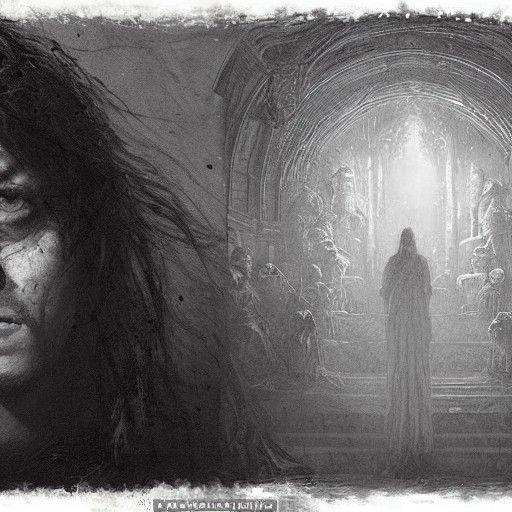 Ultra Realistic Horror Portrait in Doré Style