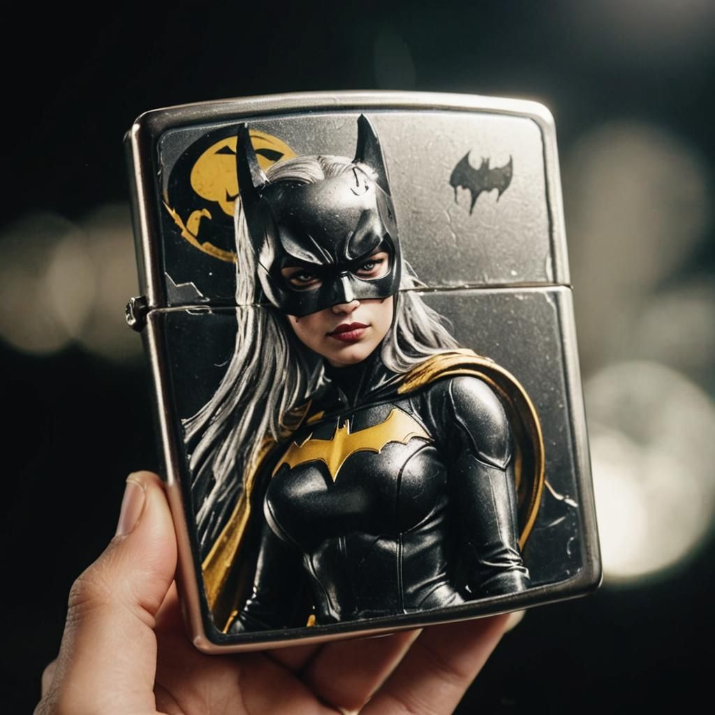 zippo lighter batgirl