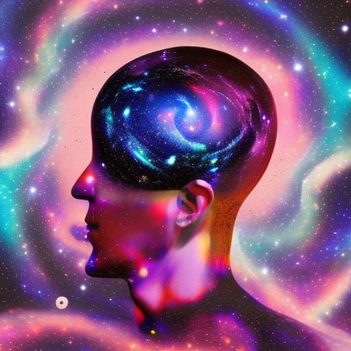 Galaxies Inserted into Emptiness: Holographic Astral Illustr...