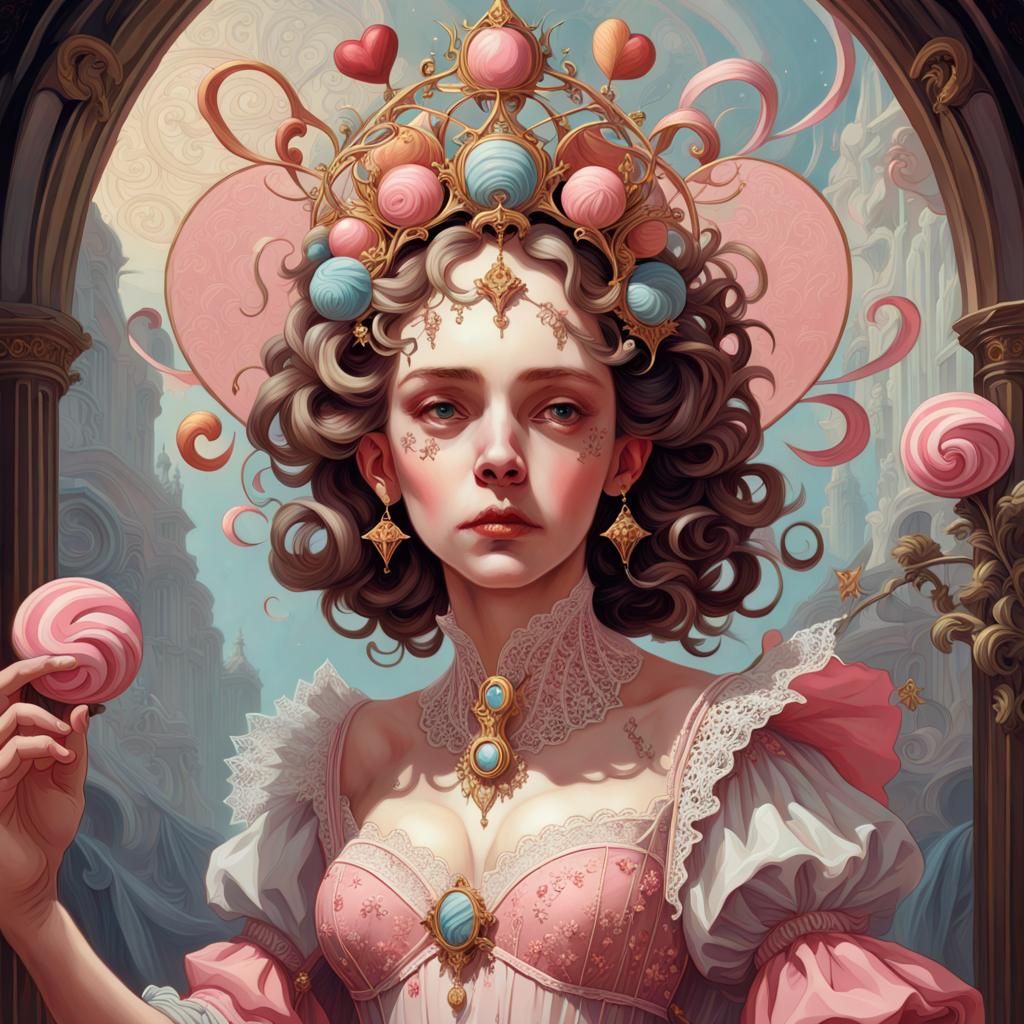 Mrs Candy, Star Of Wonder in Art Nouveau Style