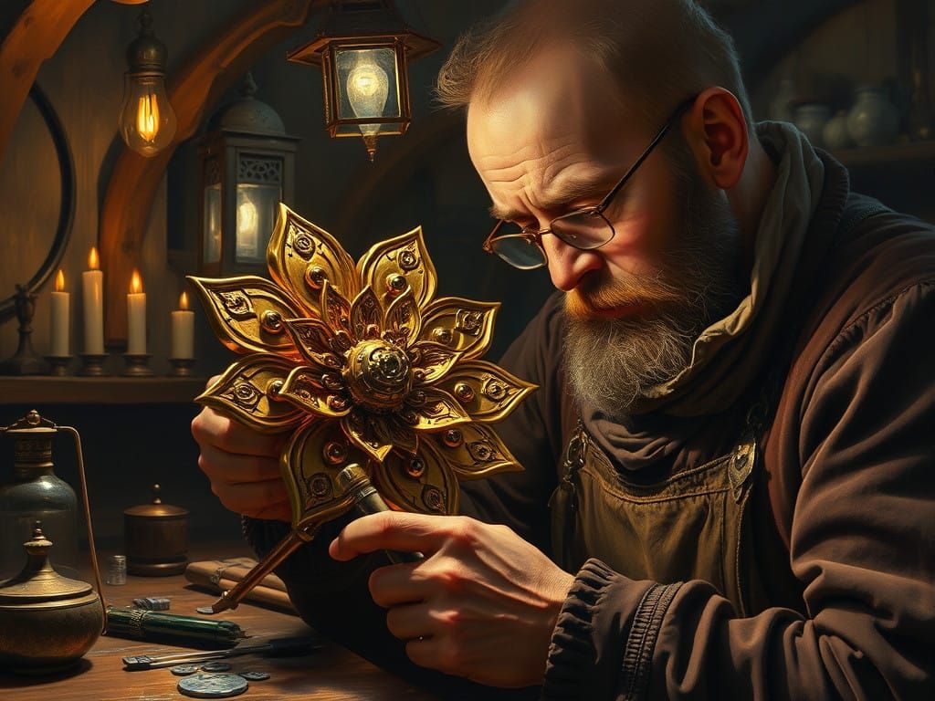 In the Serene Recesses of a Renaissance Workshop