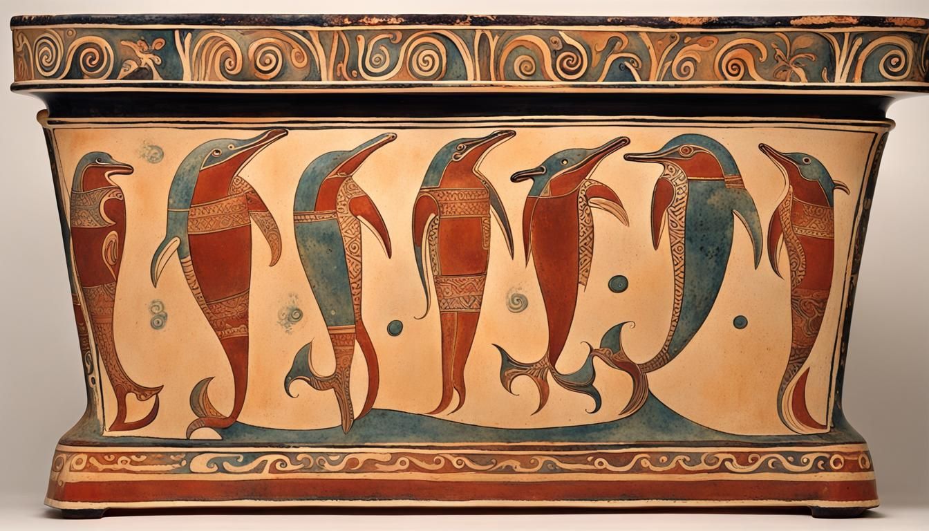 Etruscan Vase: Extraterrestrial Dolphin Invasion