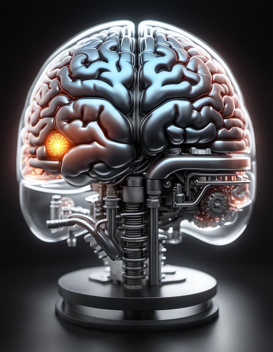 Translucent Mechanical Brain in High Resolution
