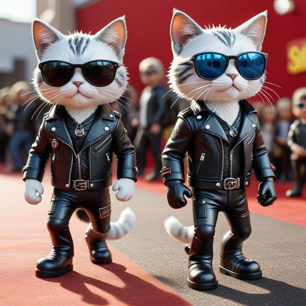 Metal Rock Cats Strut on Red Carpet