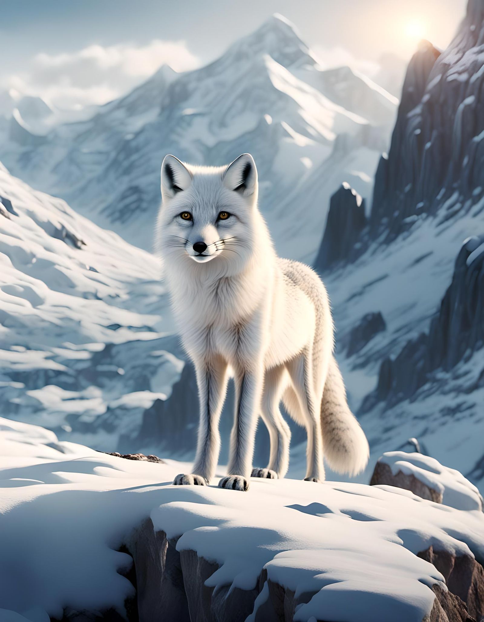 ‘Foxie’ the Artic Fox