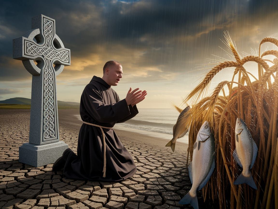 Monk's Prayer Answered in Nature's Splendor