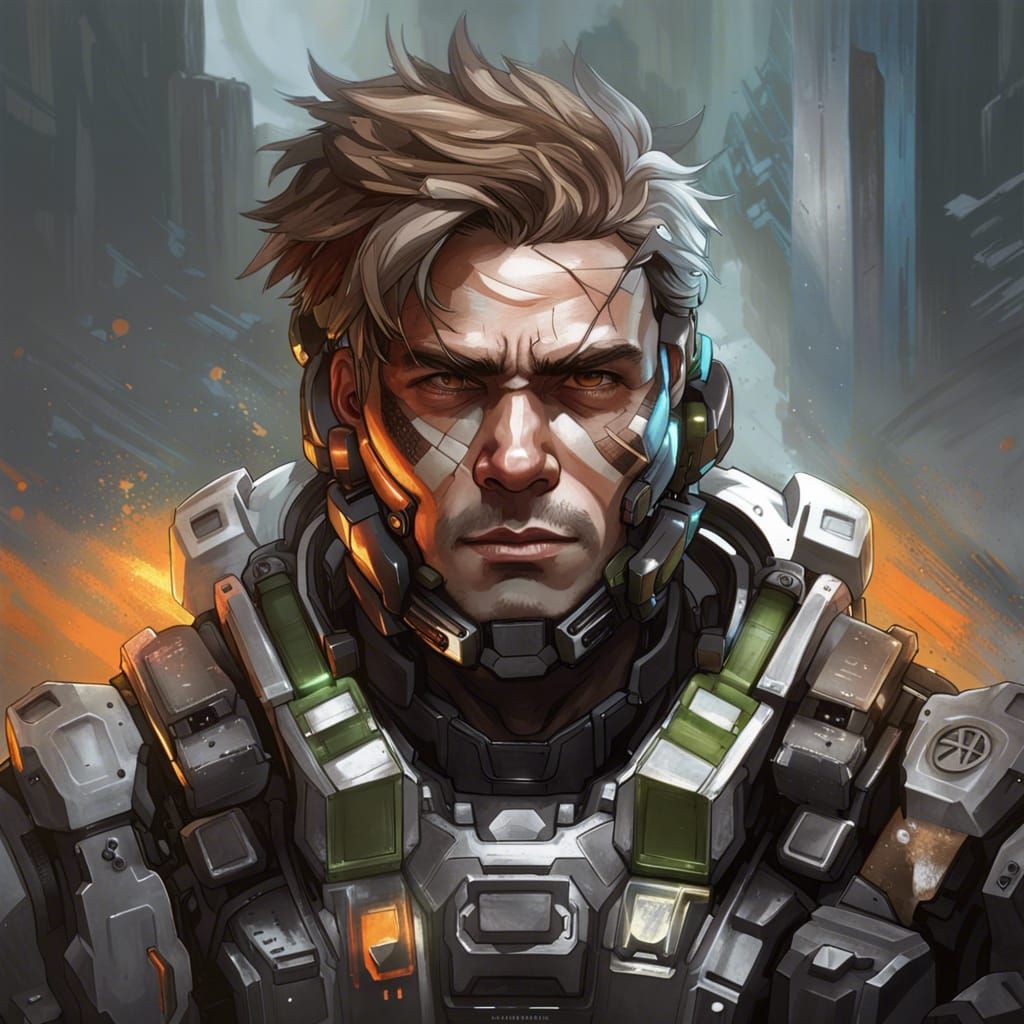 Titanfall Pilot Portrait in 8k Resolution