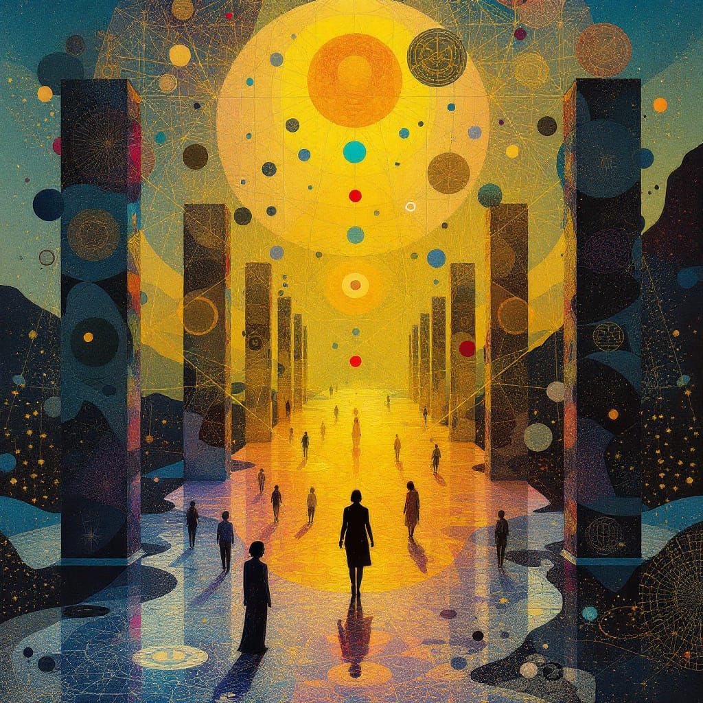 Visionary Geometry with Tarot Symbolism