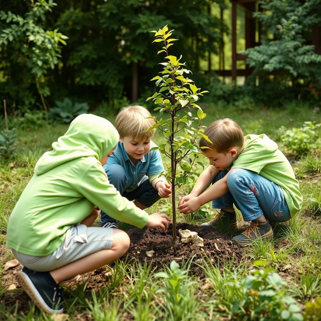Friends Planting Trees: A Community Project